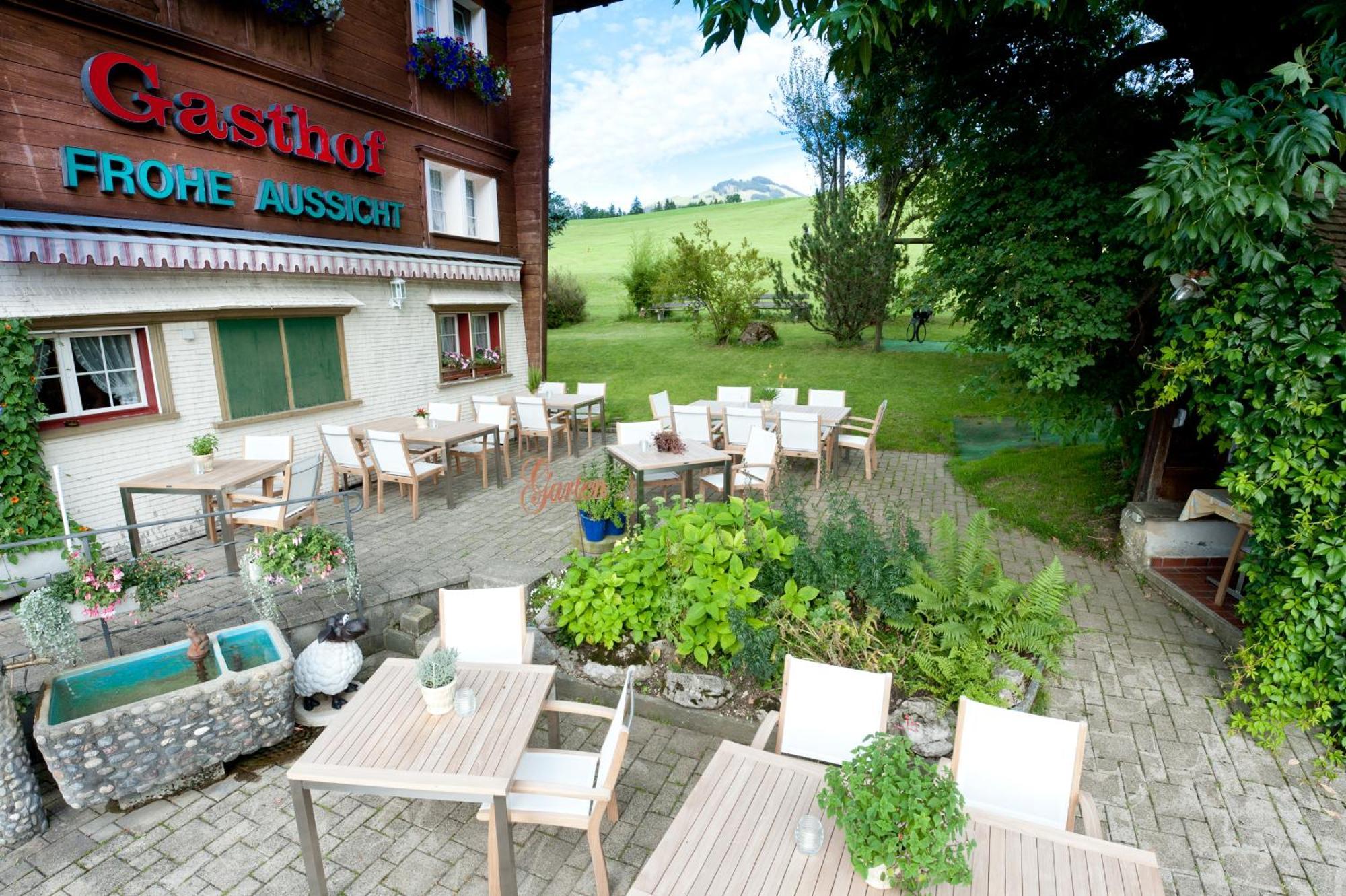 Hotel Frohe Aussicht Weissbad Exterior photo