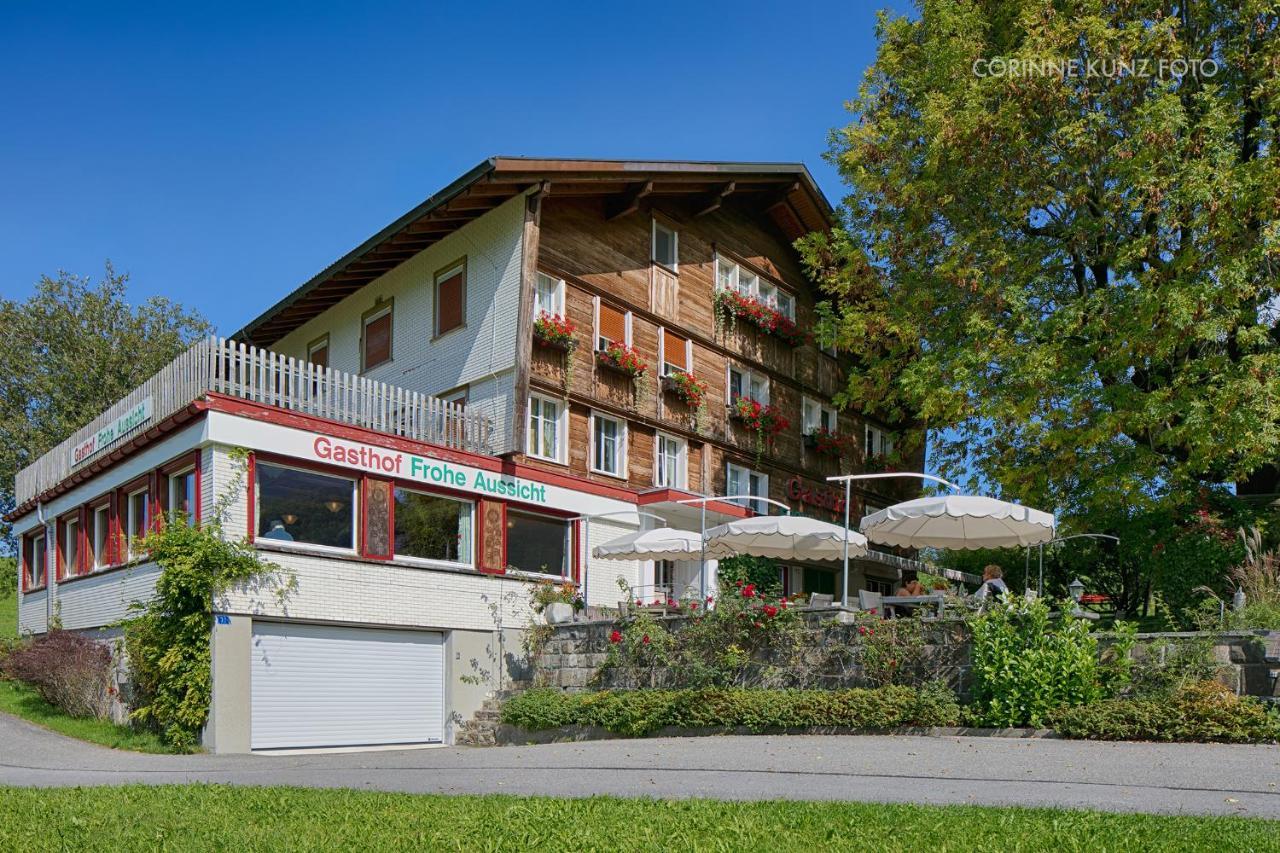 Hotel Frohe Aussicht Weissbad Exterior photo